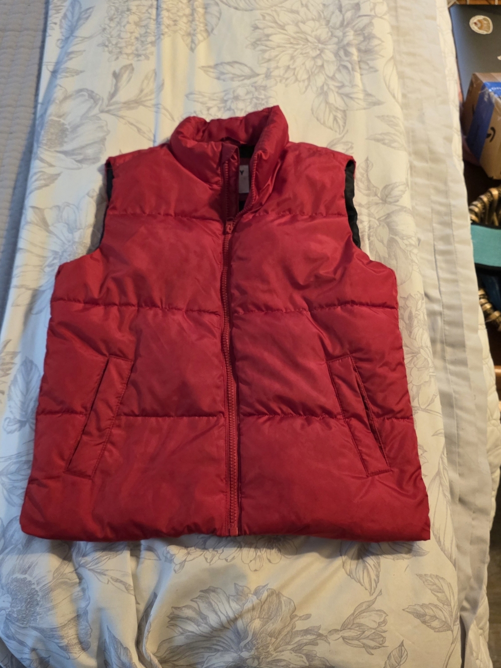 Old Navy Red Quilted Puffer Vest for Kids